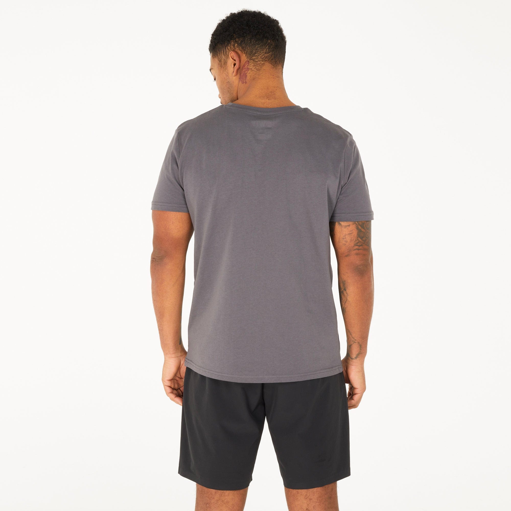 WIT Fitness T-shirts WIT & Smiley Originals Training Essentials Tee in Grey