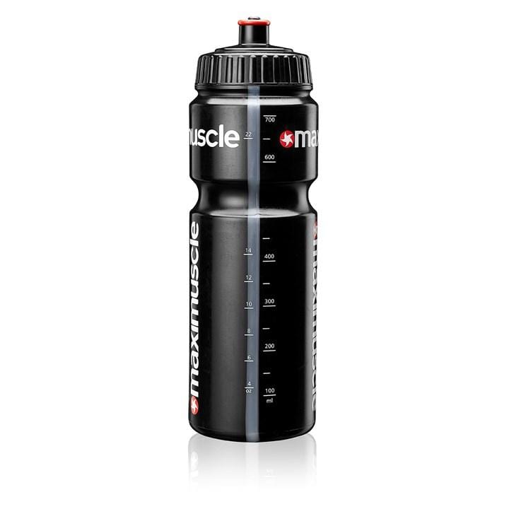 Maximuscle Bottles One Size / Black / Unisex Maximuscle Water Bottle - Black 750ml