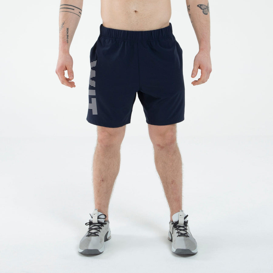 WIT Fitness Shorts WIT Large Logo Woven Shorts in Navy